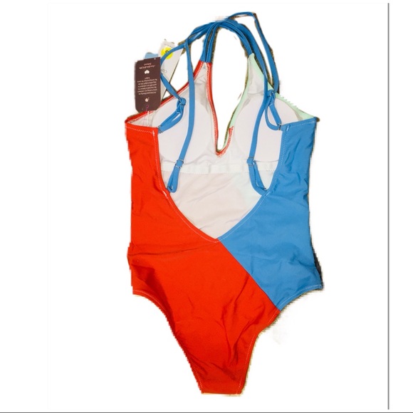 • LAST 1! One Piece Color Block Swim Suit • - Picture 5 of 7